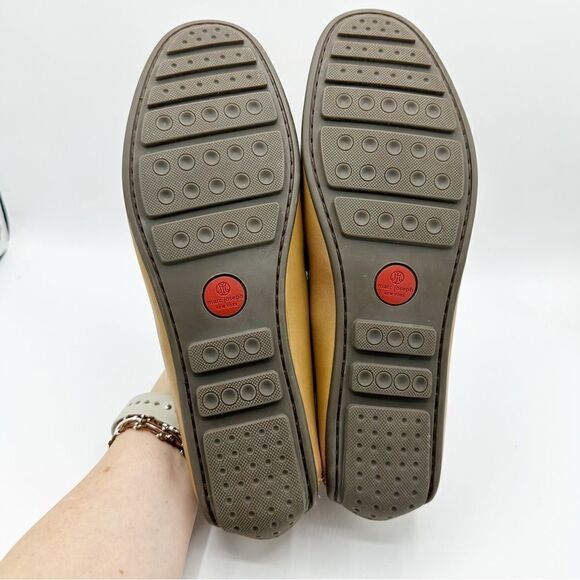 MJNY Marc Joseph Tan Plain Slip-On Driving Moccasin Sz 10 - Picture 12 of 14